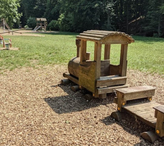 Nature playground at Schwarzenbergpark