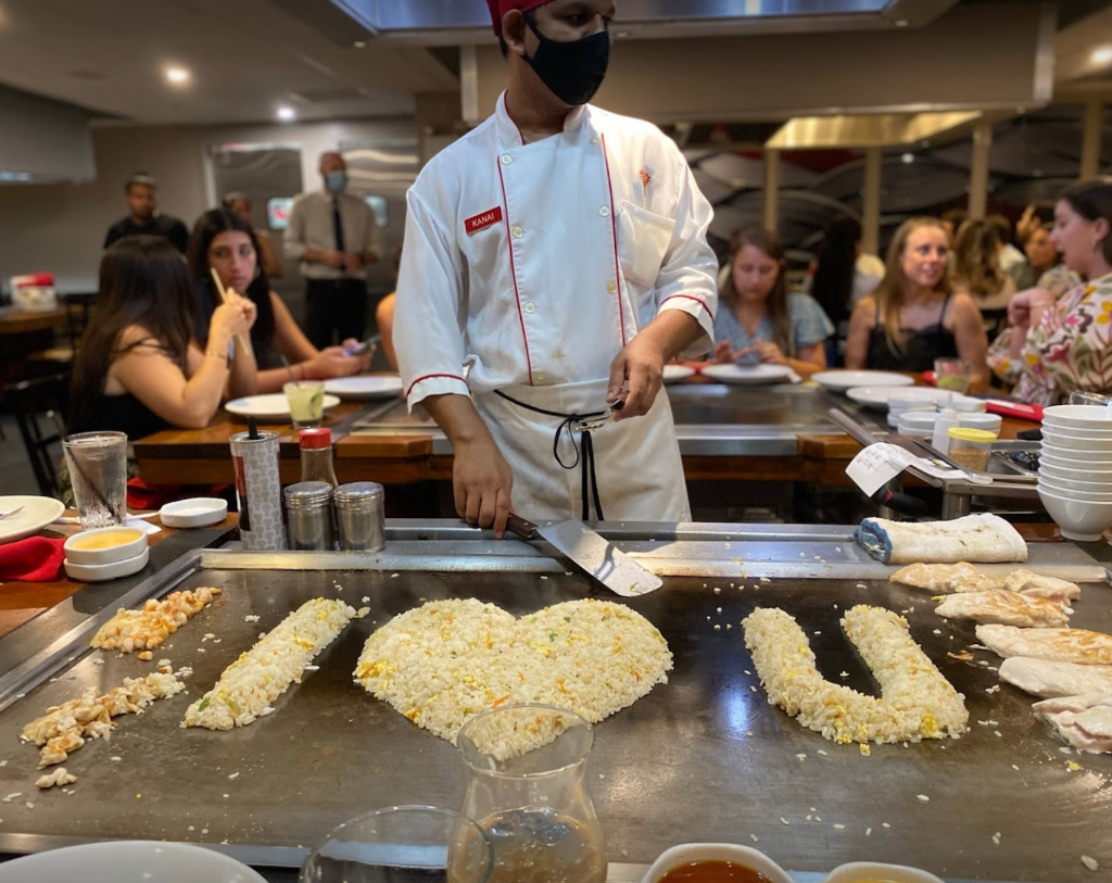 Benihana Trip With Toddler